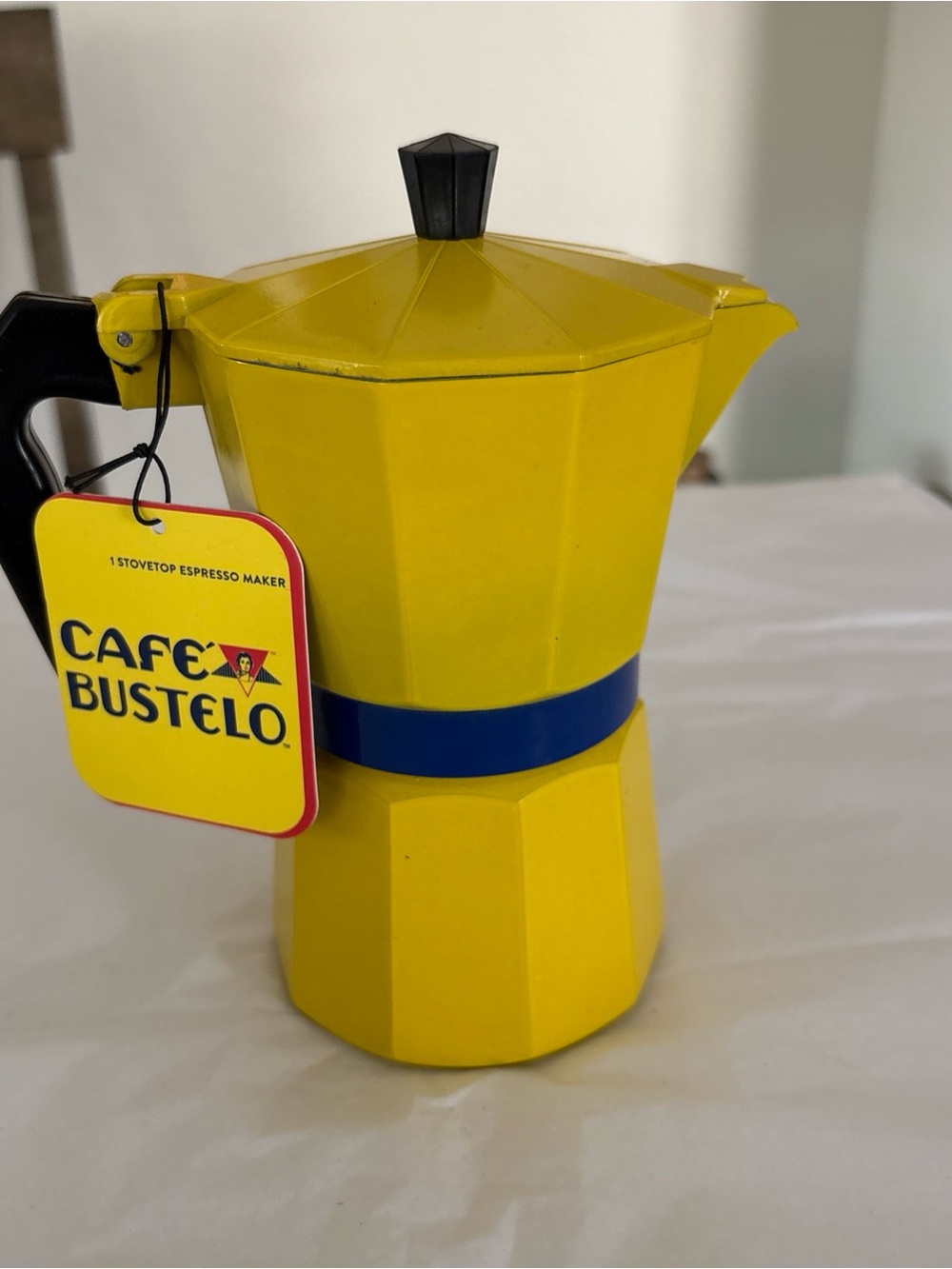 Cafe Bustelo Moka Pot 300ml Stovetop Espresso Maker Aluminum Coffee Brewer Cup